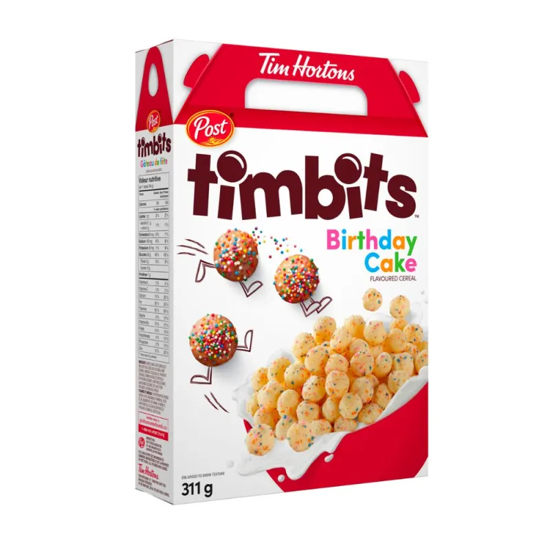 Timbits Birthday Cake, Müsli mit bunten Streuseln, 311g