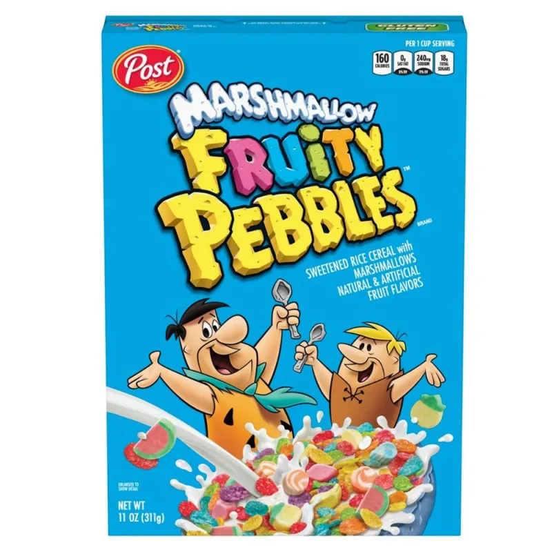 Post Marshmallow Fruity Pebbles, Reisflocken mit marshmallow von 311g