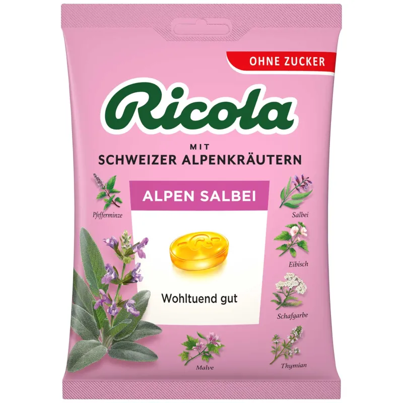 Ricola Alpen Salbei zuckerfrei 75g
